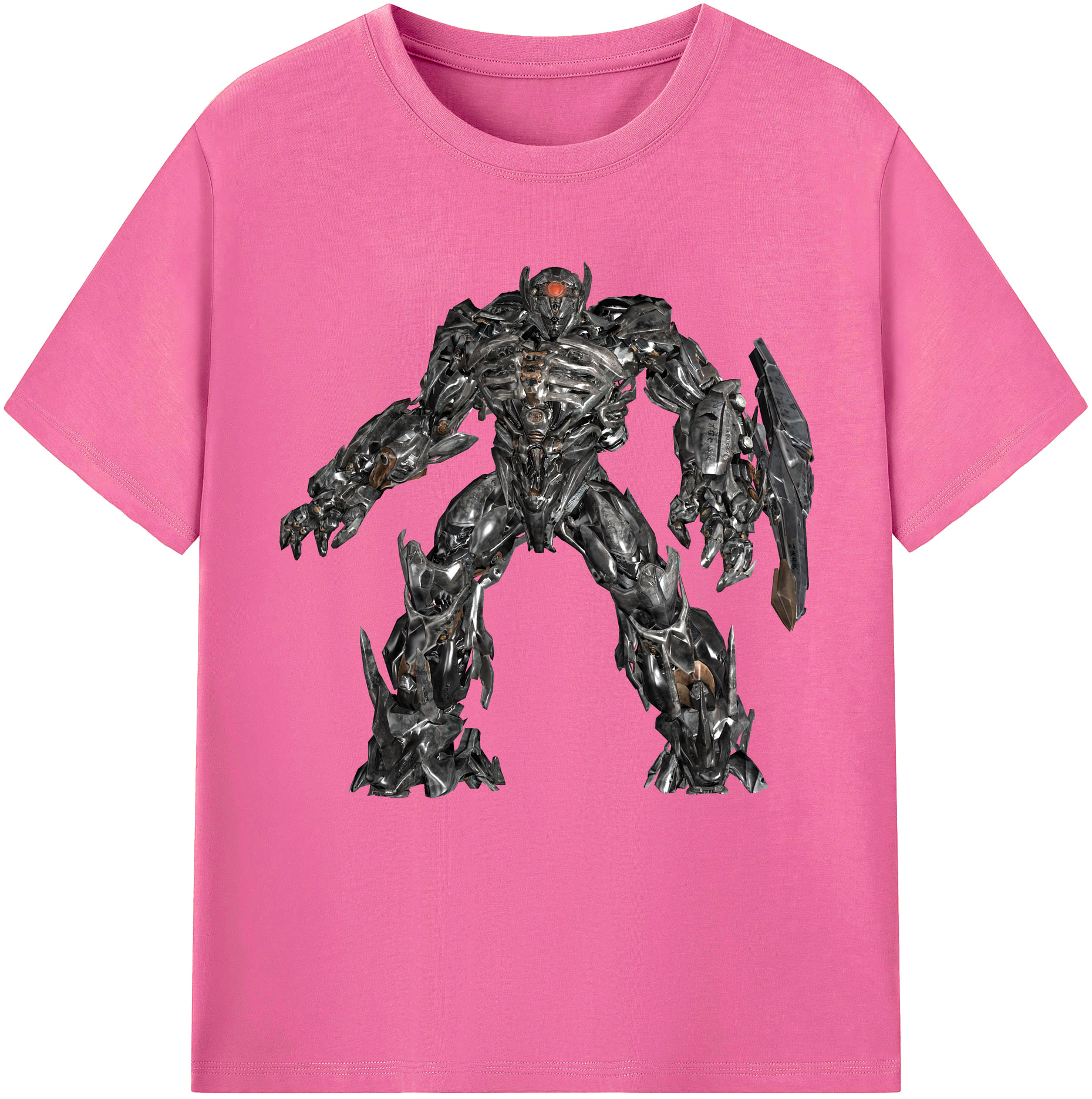 （画像用） Transformers トランスフォーマー レディースカジュアルプリントTシャツ（綿100％）